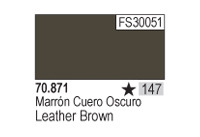 Vallejo Model Color - Leather Brown  - VAL70871 - 17ml